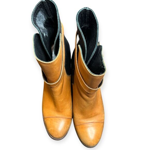 1883 BY WOLVERINE Women’s Brown and Black Leather 1000 Mile Bonny Pull-On Boots - Picture 7 of 10